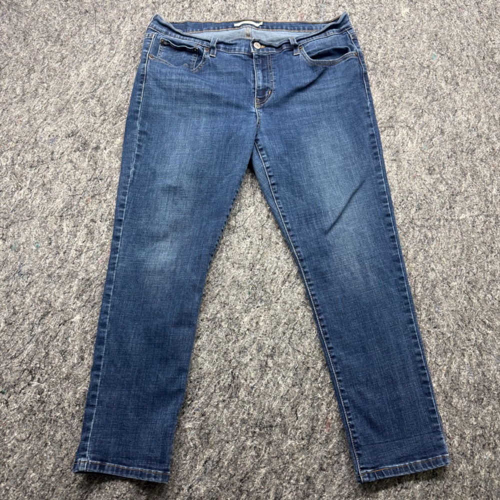 Levis‎ Boyfriend Jeans Womens 32 Blue Medium Wash Straight Leg Denim Pants